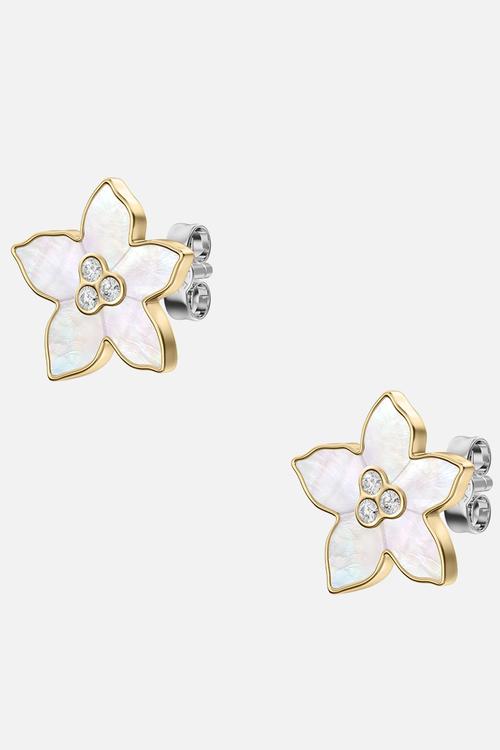 Sutton JF04973710 Earrings - White/Gold