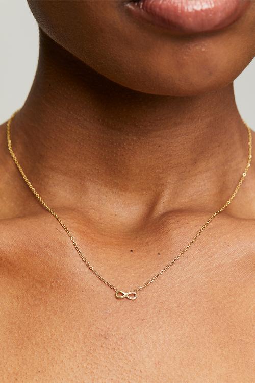 Modern Infinity Necklace - Gold