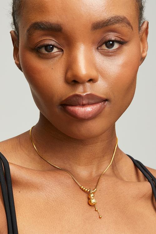 Modern-Cool Necklace - Gold