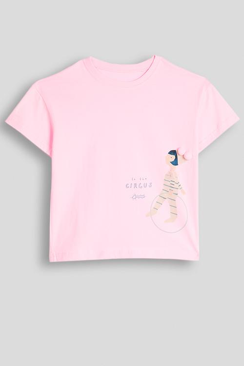 Circus character tee - pink