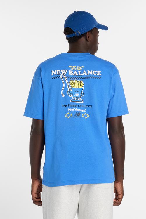 Fish and Chips T-Shirt - Blue