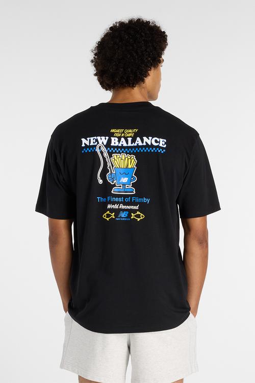 Fish and Chips T-Shirt - Black