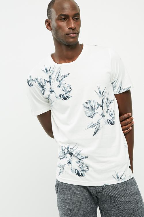 Indigo flower tee s/s