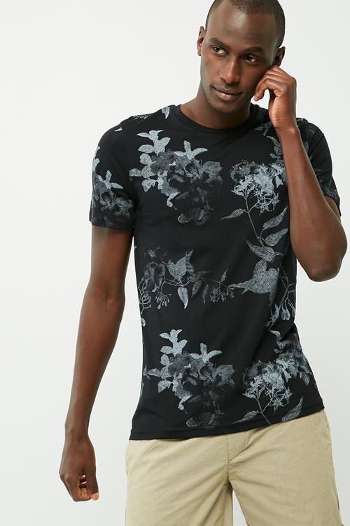 Indigo flower tee s/s