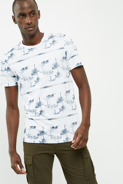 Indigo flower tee s/s