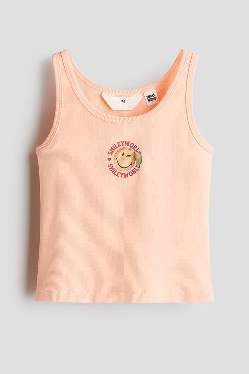Print-motif vest top - orange/smileyworld®