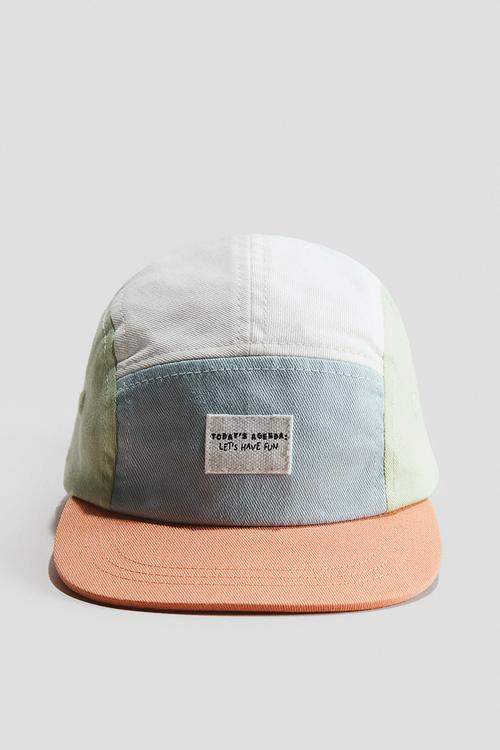 Cap - orange/colour block