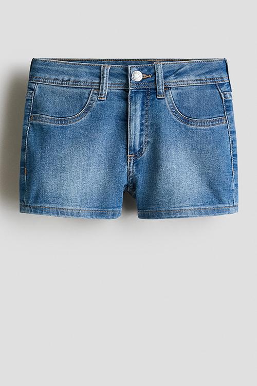Denim shorts - denim blue