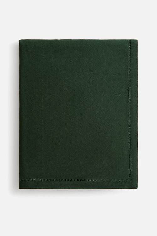 Cotton tablecloth - dark green