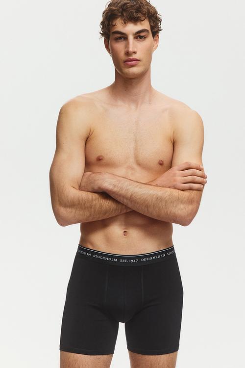3-Pack coolmax mid trunks - black