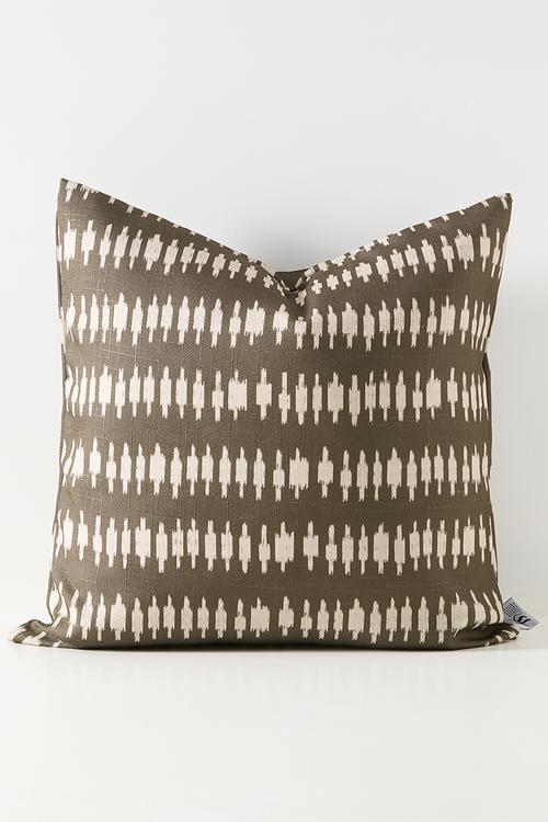 Tribe Print Cushion Cover - Taupe & Natural