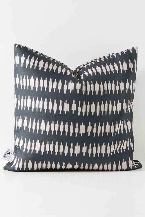 Tribe Print Cushion Cover - Black & Natural