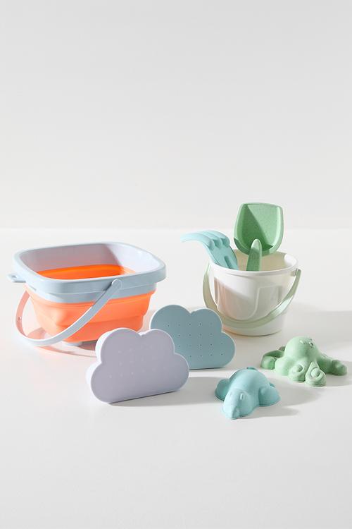 Sand sculpture play set - dark peach/multi