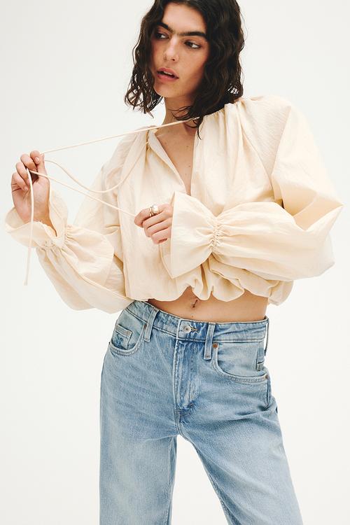 Bootcut high waist jeans  - light denim blue