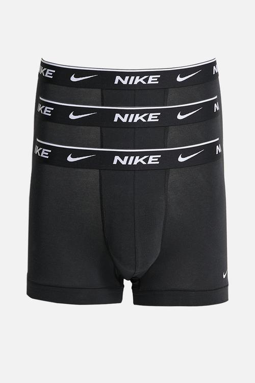 Essential Cotton Trunks 3pk - black