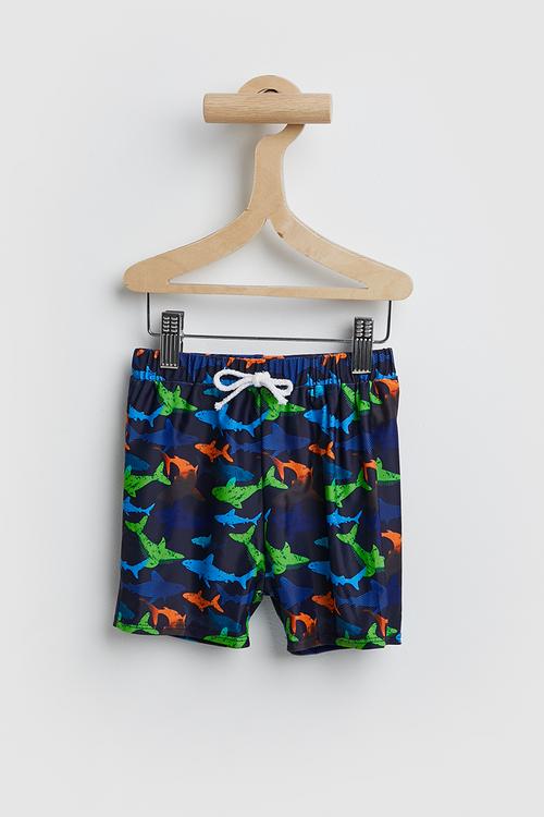 Shark printed swim shorts - multi