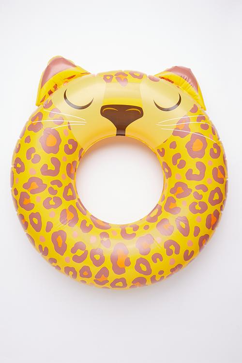 Leopard floating ring - yellow/brown