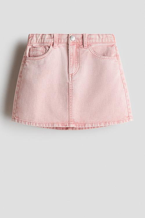 Denim skirt - pink