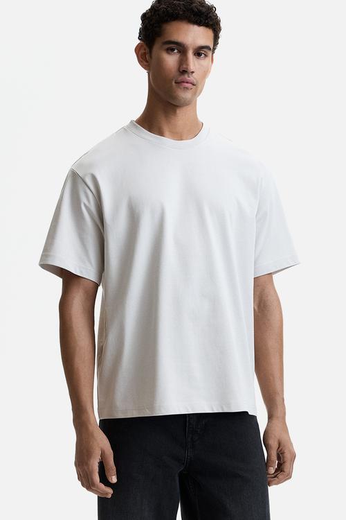 Coolmax®  relaxed fit t-shirt - light grey marl