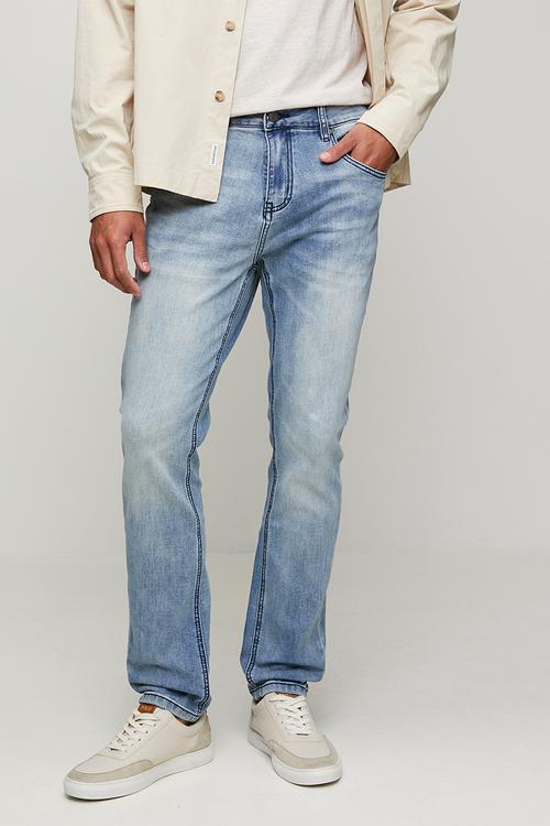 MENS SLIM FIT ORIGINAL WASH DENIM - Blue