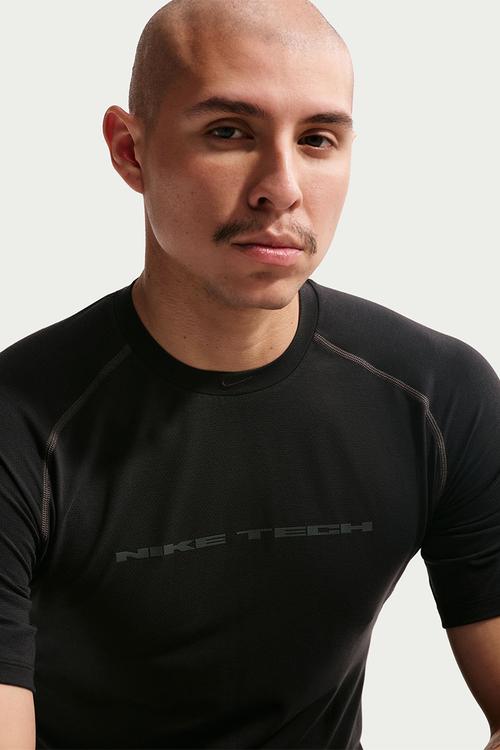 Nike Tech Knit Lighttweight T-shirt - Black/Anthracite/Black