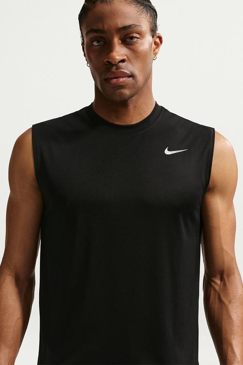 Dri-Fit Tee Std Sleeveless Flex - Black/Matte Silver