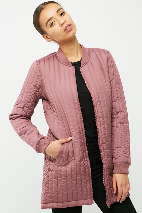 Hollie quilted long jacket
