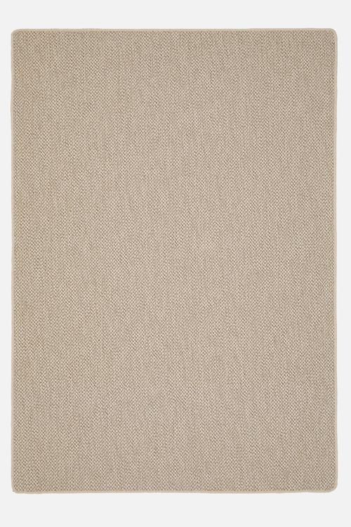 Kasbah Woven Wool Rug Flax