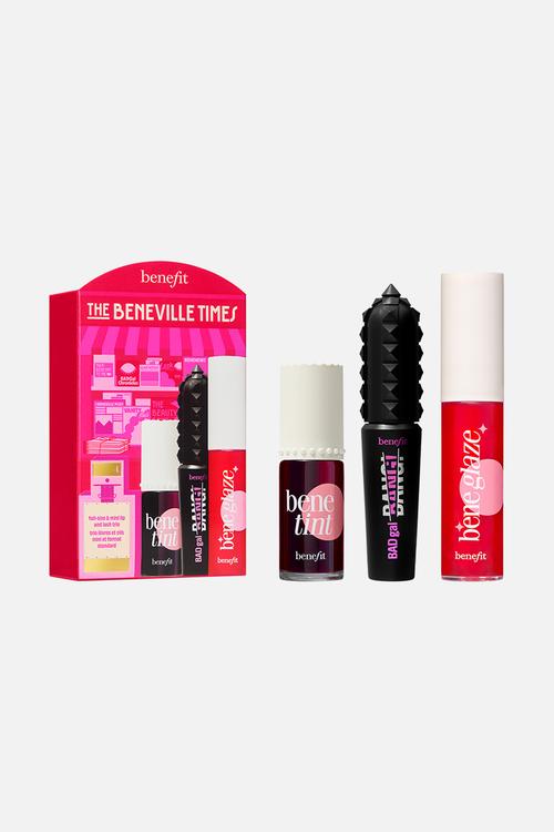 The Beneville Times Lip, Gloss & Mascara Trio Gift Set