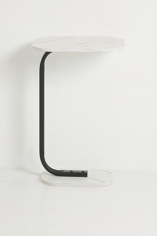 Lux Side Table - Black & White