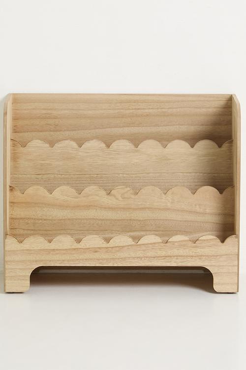 Seaside Scallop Bookshelf - Natural
