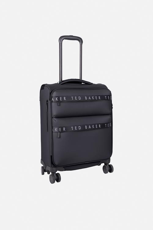 Quantum 4-Wheel Cabin Trolley With Tsa Lock - Black