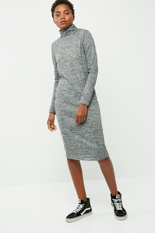 Elcos highneck midi dress
