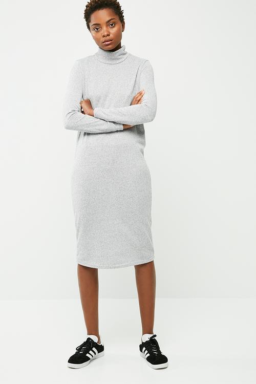 Elcos highneck midi dress