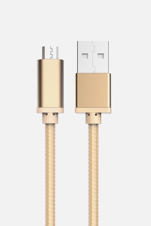Bling micro usb braided cable