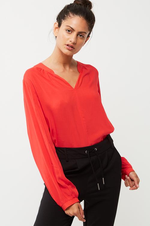 Soft gathered blouse