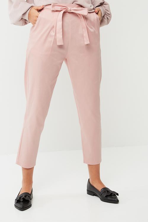 Self tie cigarette pants