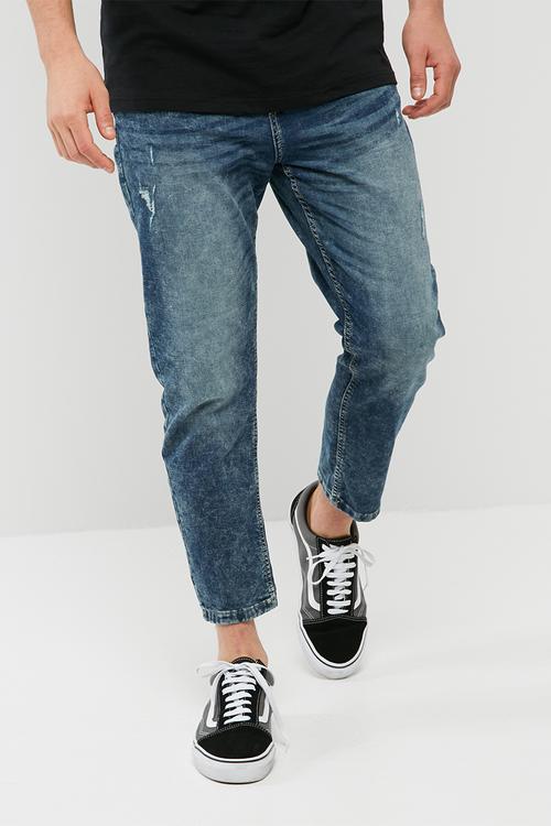 Beam cropped jog jeans