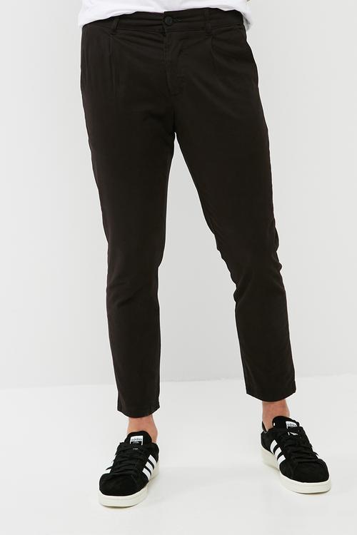 Hale cropped twill trouser