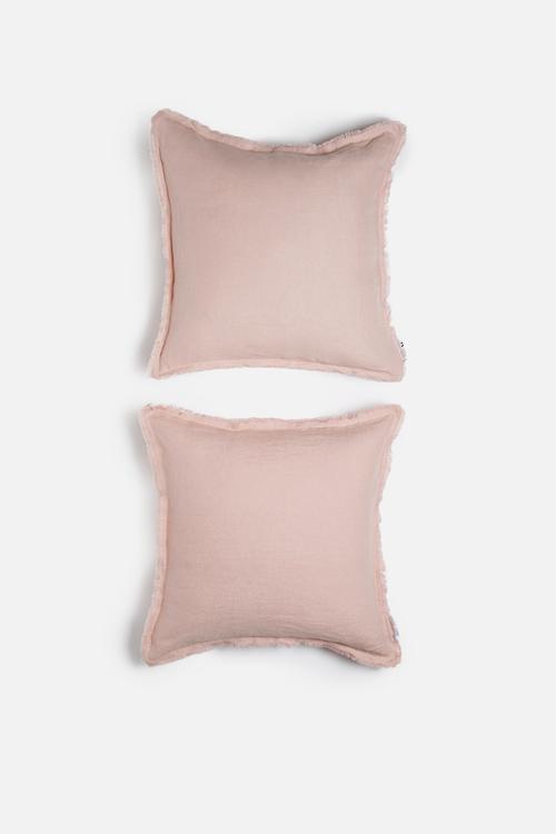 Linen cushion cover set