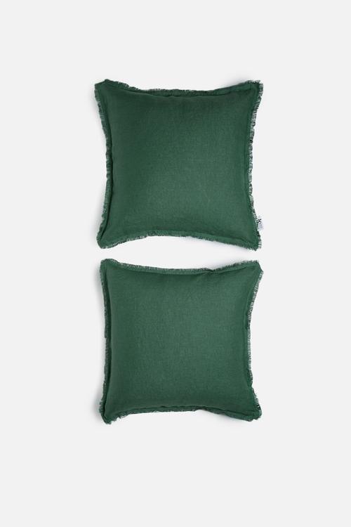 Linen cushion cover set