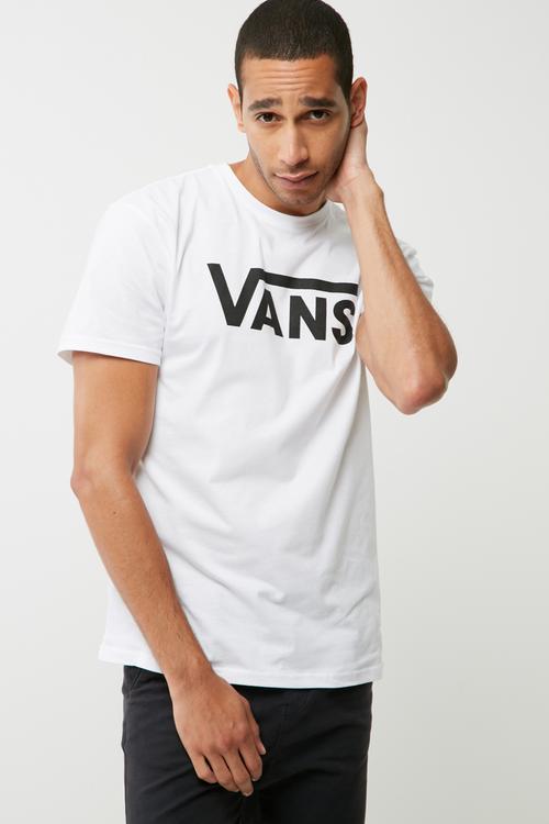 Vans classic tee- White/black