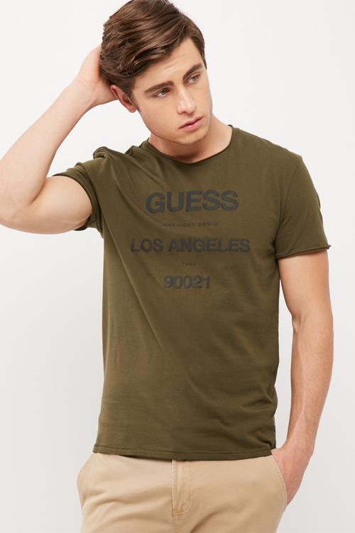 Basic la logo crew tee