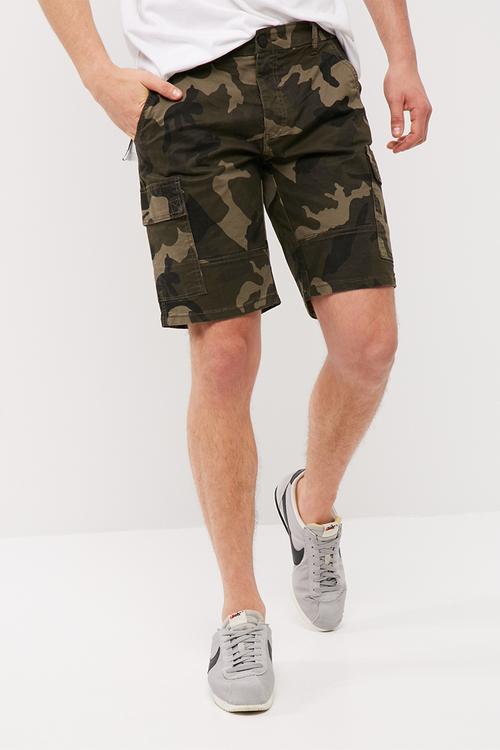 Stone cargo camo short
