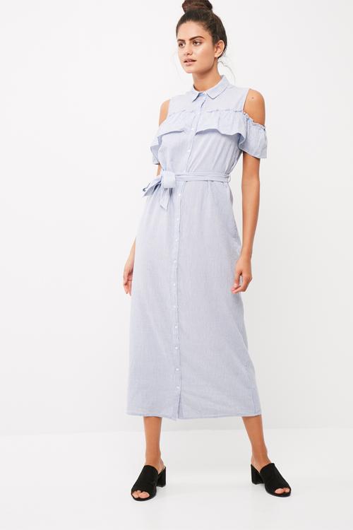 Dianna cut-out shirt dress