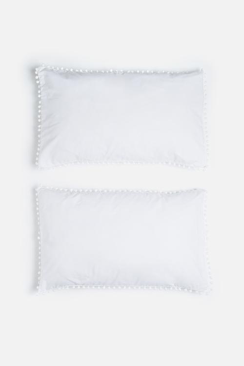 Pom pom pillowcase set