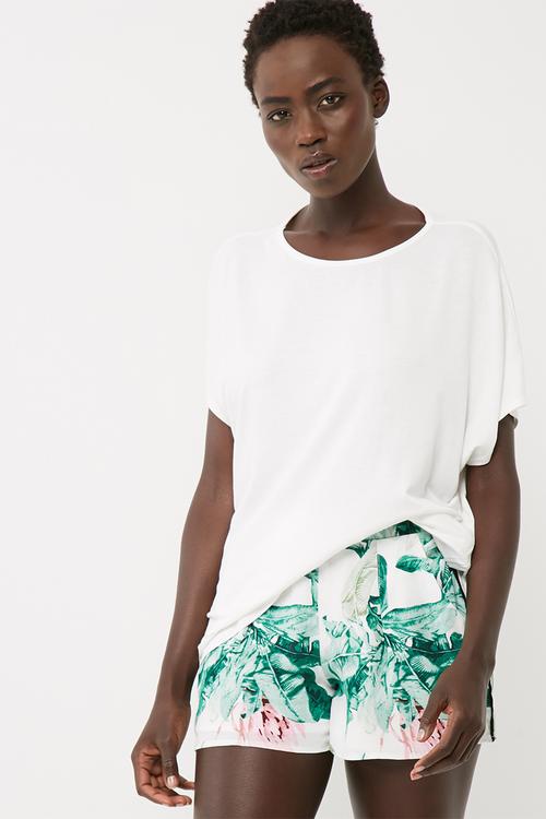 Cap sleeve butterfly tee