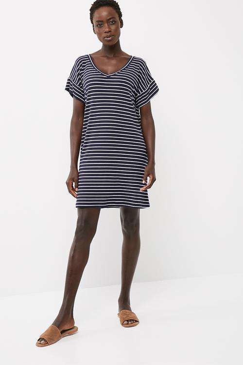 V-neck t-shirt dress