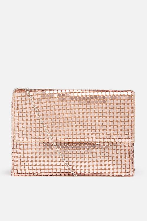 Chain mail clutch bag