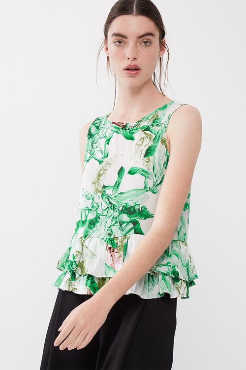 Mina peplum top